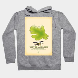 Victoria Island Canada map Hoodie